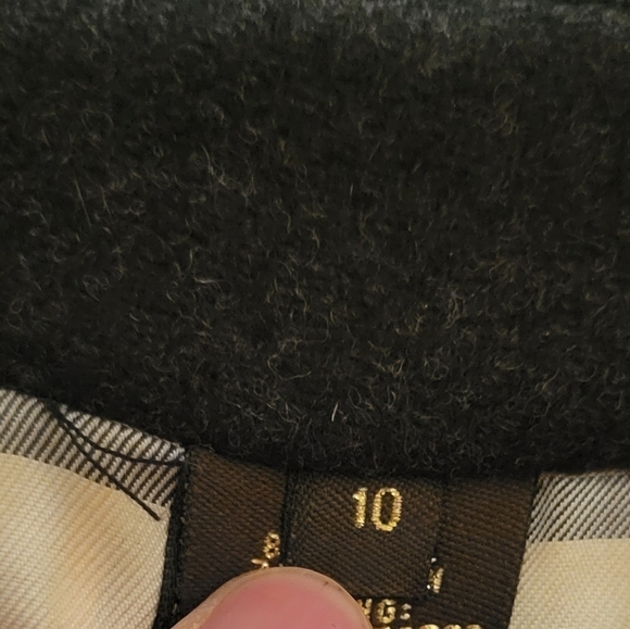 Coach 1941 Double Breasted Wool Pea Coat Women's Size 10 Black w/ Gold Buttons - Picture 5 of 12